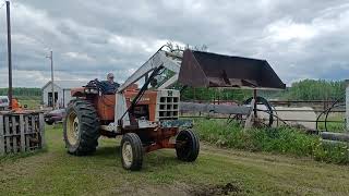 COCKSHUTT DIESEL 1850 TRACTOR 1873 HRS POWER STEERING NEEDS BATTERY RUNS WELL  VIDEO TWO [upl. by Luo]