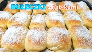 Pyszne domowe bułeczki z jabłkami jak u babci 👌 prosta przekąska lub deser do kawy 👍 drożdżówki [upl. by Airbmat]