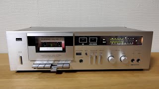 Sansui D95M Stereo Cassette Deck  Vintage HiFi [upl. by Nevart205]