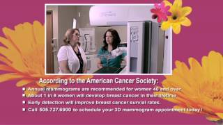 3D Mammograms at Lovelace Womens Hospital [upl. by Nisa]