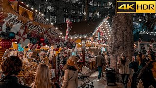 🎅🏼 Londons First Christmas Markets of 2024 🎄Leicester Square and Southbank Markets 4K HDR [upl. by Retha]