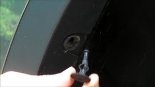 How to remove plastic blind rivets quotpopquot rivets without drillling  example on BMW X5 2012 E70 [upl. by Imerej816]