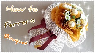 How to make Ferrero Bouquet 9 ballsวิธีทำช่อเฟอร์เรโร่ 9 ลูก [upl. by Notna]