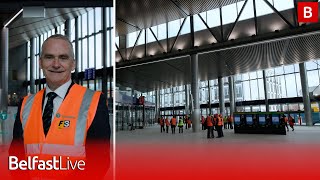 First look inside Belfast Grand Central Station ahead of opening this weekend [upl. by Neicul]