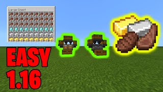 Fastest Way To CookSmelt  Simple 116 Automatic CookerSmelter Minecraft Bedrock JAVAMCPE [upl. by Llehsim]