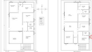 30 × 50 west face 3bhk house plan map naksha [upl. by Lesko]