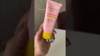 Rating physicalmineral sunscreens shorts skincare [upl. by Cowles813]