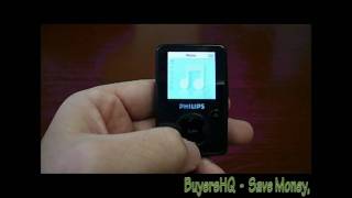 Philips GoGear 2GB Media Player  Product Review  SA3025 [upl. by Babs]