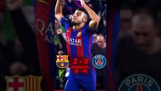 Barca vs PSG Comeback psg barcelona soccer football comeback [upl. by Vidda]