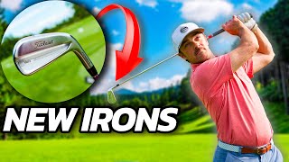 We Tested the New 2023 Titleist TSeries Irons  Full Fitting [upl. by Kendy646]