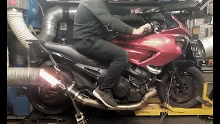 Yamaha TDM 900 Turbo by Speed House dyno pulls [upl. by Ttenaj]