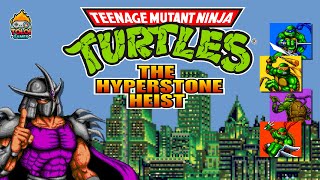 As Tartarugas Ninja The Hyperstone Heist Mega Drive Gameplay até zerar [upl. by Heti]