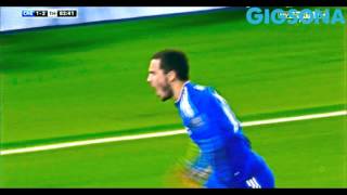 Eden Hazard Goal vs Tottenham Hotspur  Gigsona [upl. by Eenimod]