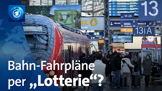 Medienbericht Große Probleme mit Fahrplänen der Deutschen Bahn [upl. by Eerdua]