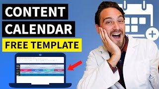 How to make a social media content calendar in Google Sheets FREE TEMPLATE [upl. by Ocimad]