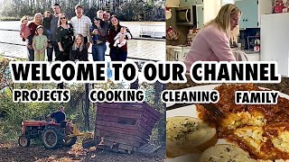 NEW YouTube CHANNEL 2022  DIY PROJECTS  CLEANING ENCOURAGEMENT  WHAT’S FOR DINNER [upl. by Alliuqet734]