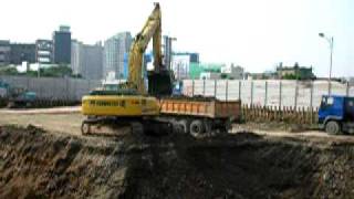 KOBELCO SK4806 Excavator in Taiwan 106 Bagger コベルコ ショベル [upl. by Tremaine]