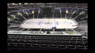 STAPLES Center quotSportsageddonquot Conversion  LA KINGS to LAKERS to CLIPPERS [upl. by Odlamur764]