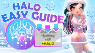 EASILY WIN The GLITTERFROST HALO With THIS GUIDE ❄️ Royale High Halo Answers [upl. by Ellesig]