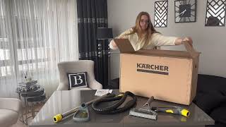 KARCHER PUZZI 101 HALI VE KOLTUK YIKAMA MAKÄ°NASI KUTU Ä°Ã‡ERÄ°ÄžÄ° VE KULLANIMI [upl. by Brockie]