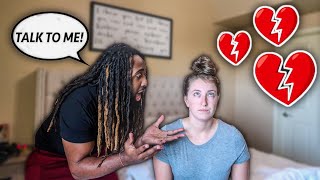 IGNORING MY BOYFRIEND PRANK CRAZY REACTION [upl. by Tlevesoor]