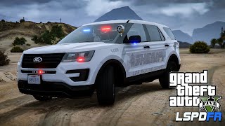 Blaine County Sheriff Raw  Ghost Livery  GTA 5 LSPDFR [upl. by Giana]