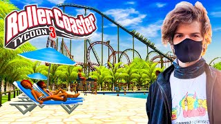 Ranboo Creates RANBOO LAND RollerCoaster Tycoon 3 [upl. by Alves813]