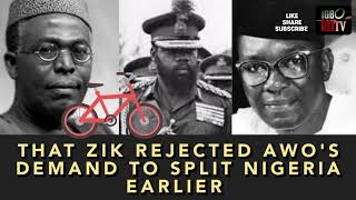 The Great Nigerian Betrayal Awolowo vs Azikiwe [upl. by Akierdna]