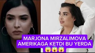 TEZKOR XABAR MARJONA MIRZALIMOVA AMERIKAGA KETDIMi ERI HAQIDA DAXSHATLI GAPIRDI [upl. by Puri237]