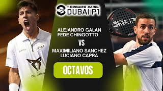 Dubai Premier Padel P1  Chingotto  Galan vs Sanchez  Capra  Highlights [upl. by Annaerdna]