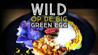 Gegrilde HAZENRUG op de Big Green Egg met veul groente  WILD recept [upl. by Llenyar]