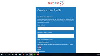 Turnitin Student Create Account [upl. by Slotnick]