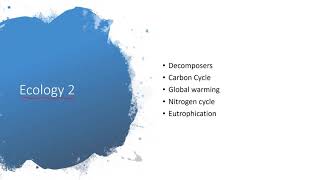 CCEA GCSE Biology ecology and decomposers [upl. by Peggir]