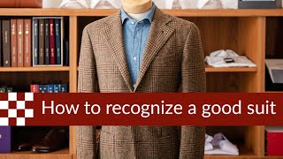 Five Ways to tell a Good Suit from a Bad Suit [upl. by Ytsur]