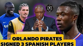 ORLANDO PIRATES SIGNED SPANISH PLAYERS [upl. by Leda932]