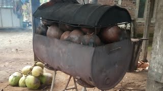 KELAPA BAKAR BANYAK KHASIATNYA kelapabakar minumankesehatan [upl. by Attirb]