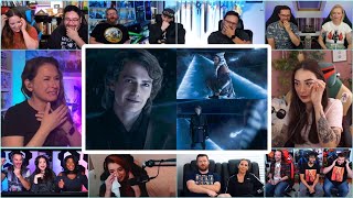 Youtubers Emotionally React To Anakin’s End Scene Reveal  AHSOKA EP 4 Ending Scene Reaction Mashup [upl. by Irt]