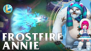 Frostfire Annie Skin Spotlight  WILD RIFT [upl. by Odlaniger989]