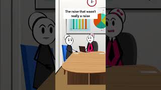 The raise that wasnt really a raise animation funnyvideo gplus comedy [upl. by Asiul]