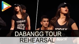 Sonakshi Sinhas classic grand rehearsal for Dabangg Reloaded tour [upl. by Nnairac482]