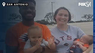 Alumni couple welcomes baby in UTSA parking lot [upl. by Abisia]