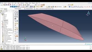 Numerical simulation of wing using ABAQUS Part4meshing of parts [upl. by Piotr]