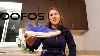 OOFOS OOmg low shoe Tested amp Reviewed [upl. by Cohe927]