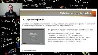 Termodinámica 11 Vapor sobrecalentado y líquido comprimido [upl. by Irot]