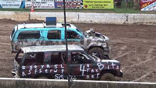 Trucks demo derby Bedford county fair 7232024 [upl. by Eelanej]