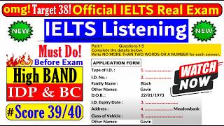 IELTS LISTENING PRACTICE TEST 2024 WITH ANSWERS  08082024 [upl. by Atilamrac]