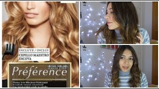 COMO HACERTE UNAS MECHAS EN CASA CON EL KIT DE LOREAL PREFERENCE  MILE Y FLOR [upl. by Ingeberg472]