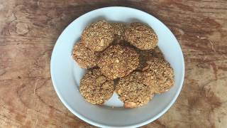 RECETA Galletas de avena  Alziur [upl. by Atinad]