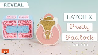 Introducing the Pretty Padlock and Luxurious Latch Gift Box Die Sets  Tonic Studios [upl. by Navanod]