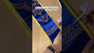 Not your average UCLA Graduation Sash 💙💛 henna mehndi graduation [upl. by Ariaz]